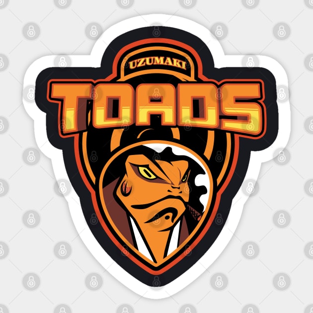 Uzumaki Toads Sticker by ntesign